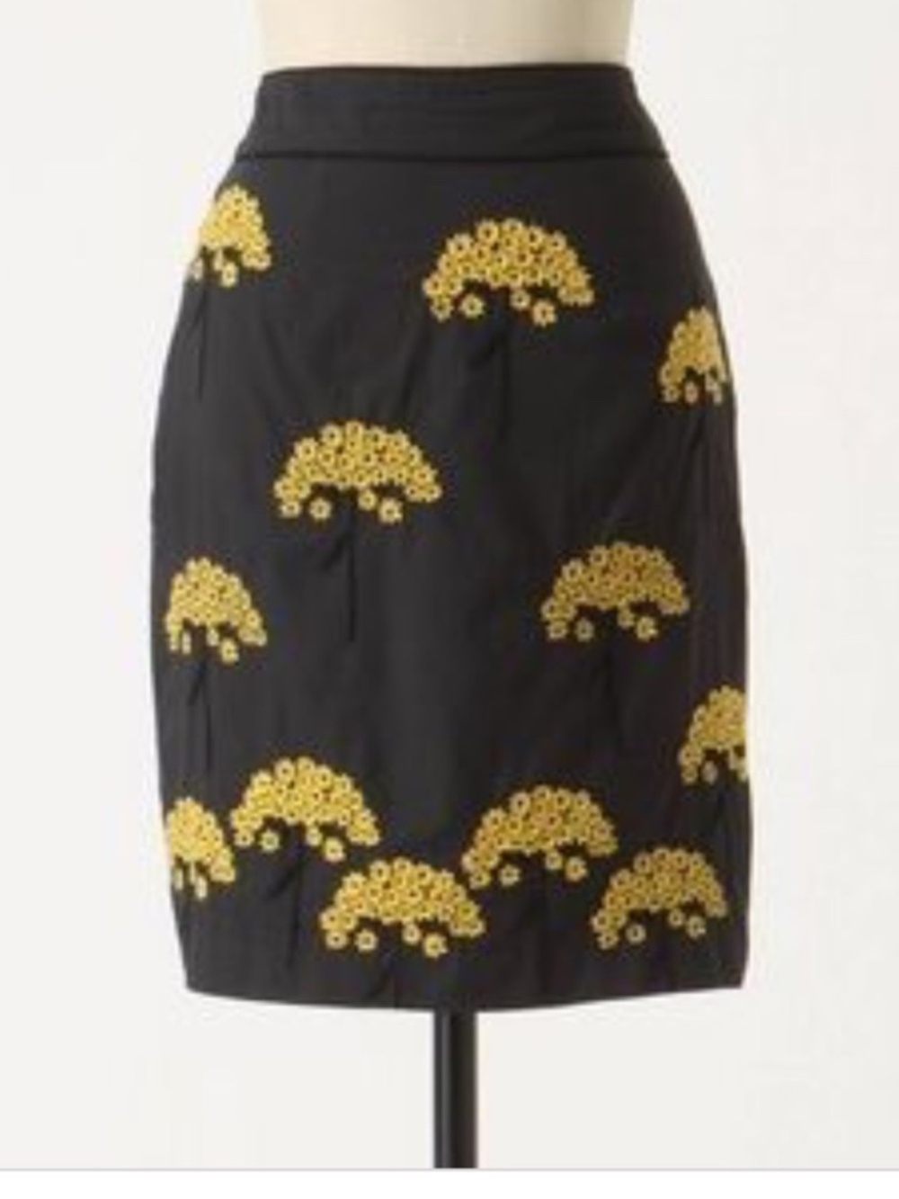 Anthropologie Floreat Fennel Flower Skirt 0 MSRP $88